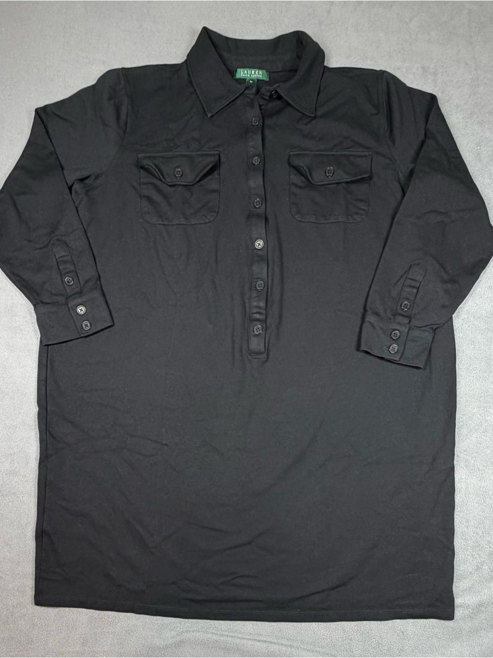 Lauren Ralph Lauren Black Shirt Dress